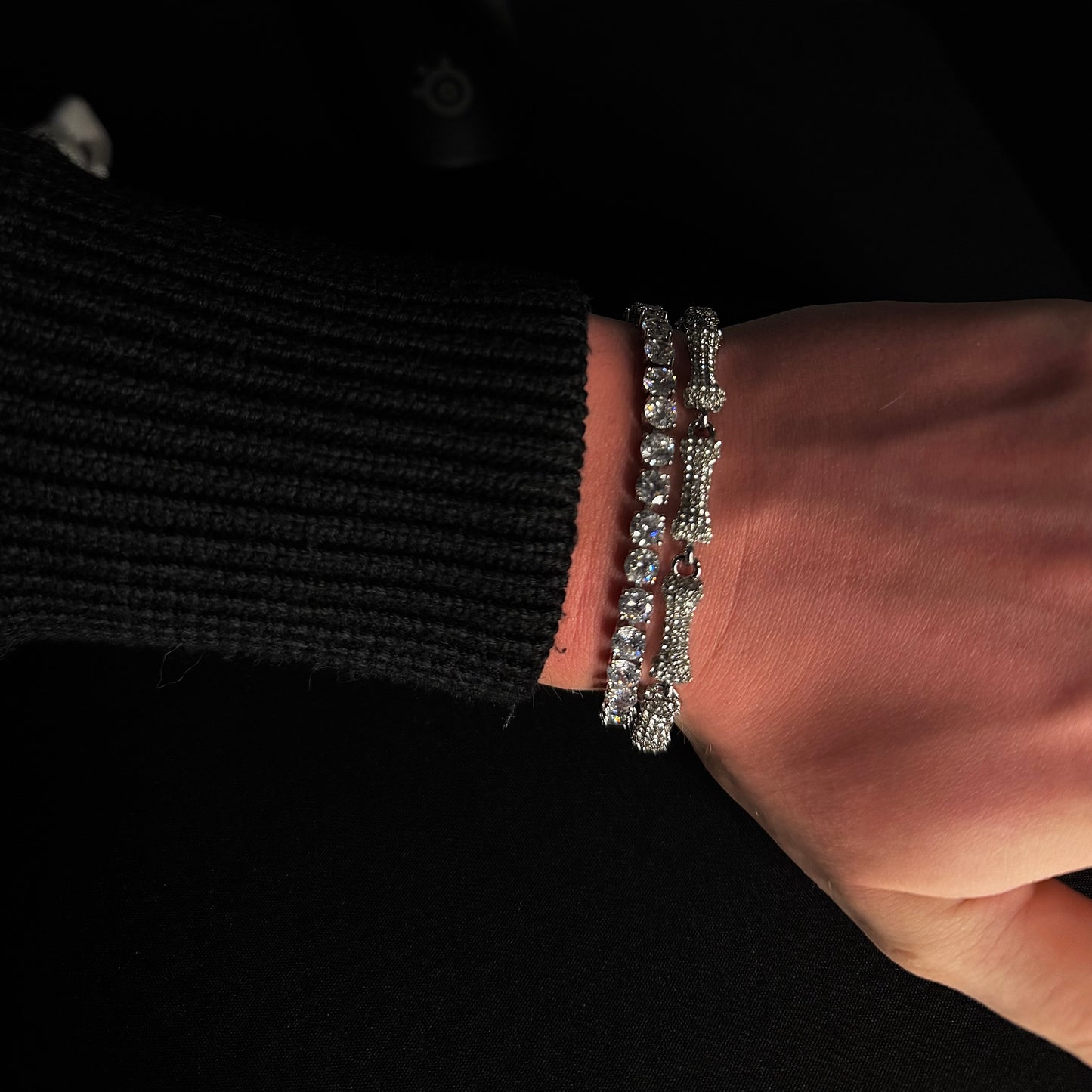 ICED BONE BRACELET